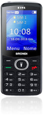 BRONDI KING MOBILE PHONE DUAL SIM RADIO BLUETOOTH CAMERA GPRS ALARM CLOCK