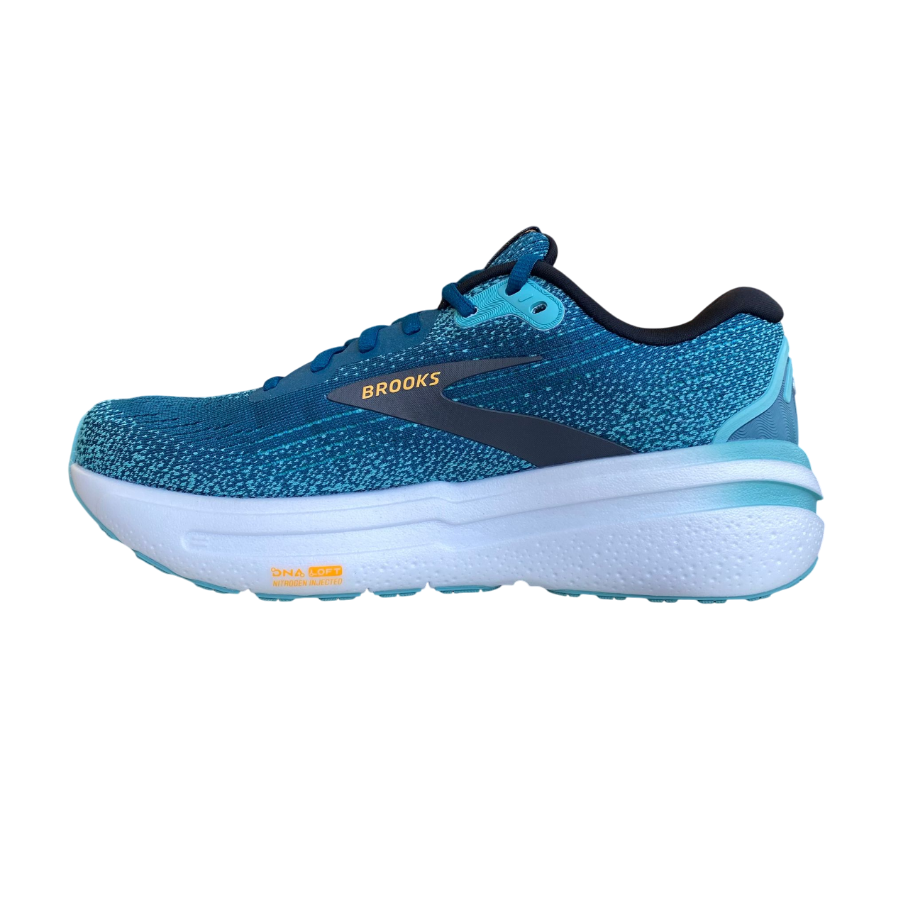 Brooks Scarpa Running Ghost Max 2 1104311D-431 Blu Marocchino Acqua Arancione