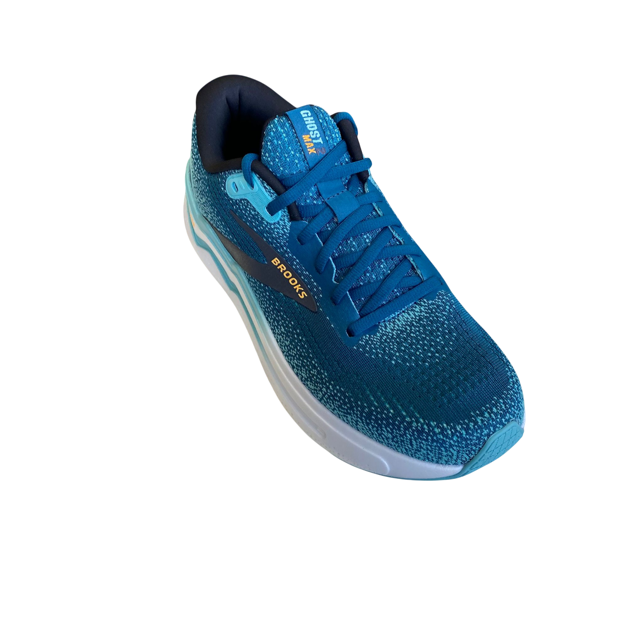 Brooks Scarpa Running Ghost Max 2 1104311D-431 Blu Marocchino Acqua Arancione