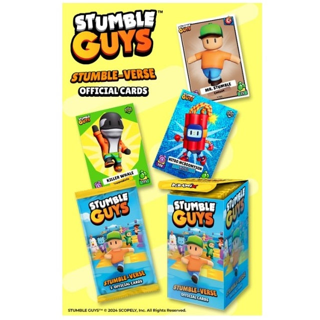 Stumble Guys Scatola Box Da 20 Bustine Cards Stumble - Verse 2024 Diramix Card