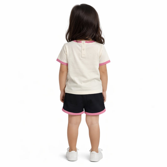 Champion Set Bambino Maglietta e Pantaloncino 405369 YS084 - Giallo