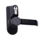 External Control for Panic Bar in Black Aluminum with Nickel-Plated Cylinder