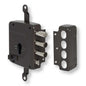 Triple Cylinder Lock '56167' in Antique Metallic Bronze