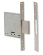 Double-Bitted Mortise Lock with 4 Throws E.60 '57010' in Satin Nickel Plated Steel