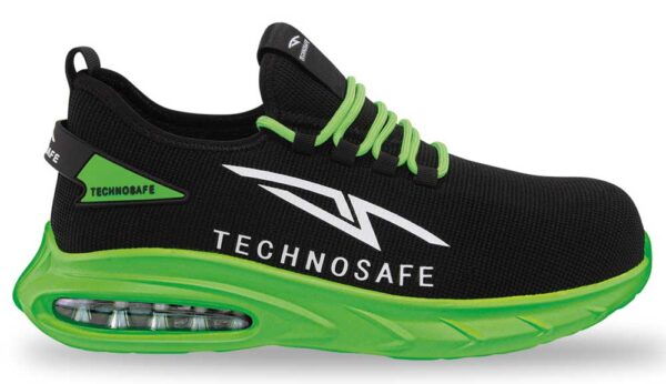 Sicherheitsschuh S1P Neon-Grün – Metallfrei, atmungsaktiv, leicht, strapazierfähig und bequem