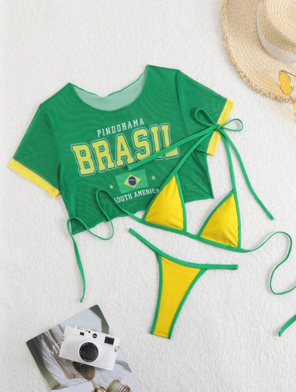 Set Bikini Carnaval Cropped