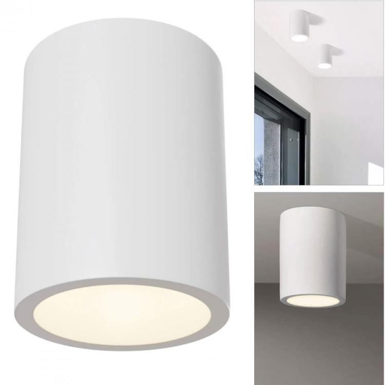 Universeller Strahler aus Gips, GU10, Wand-/Deckenleuchte, modern, für die Decke