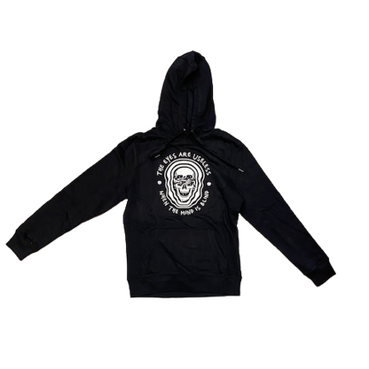 C1RCA felpa da uomo con cappuccio Mind Hood MHO158 nero