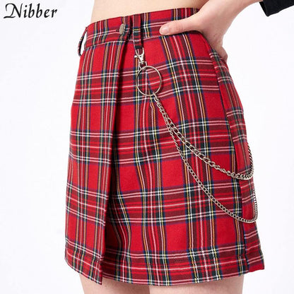 Gonna donna pantaloncino rosso