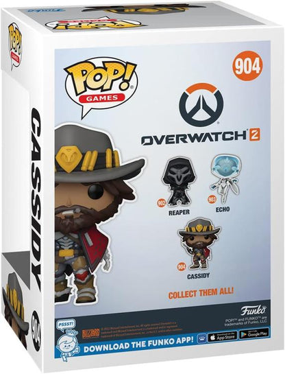 Funko Pop! Games - Overwatch 2 - (904) Cassidy - Videospiel Vinyl Figur 9cm