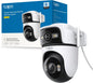 Tapo C545D Telecamera WiFi Esterno Doppio Obiettivo 2K 3MP, 360° PTZ