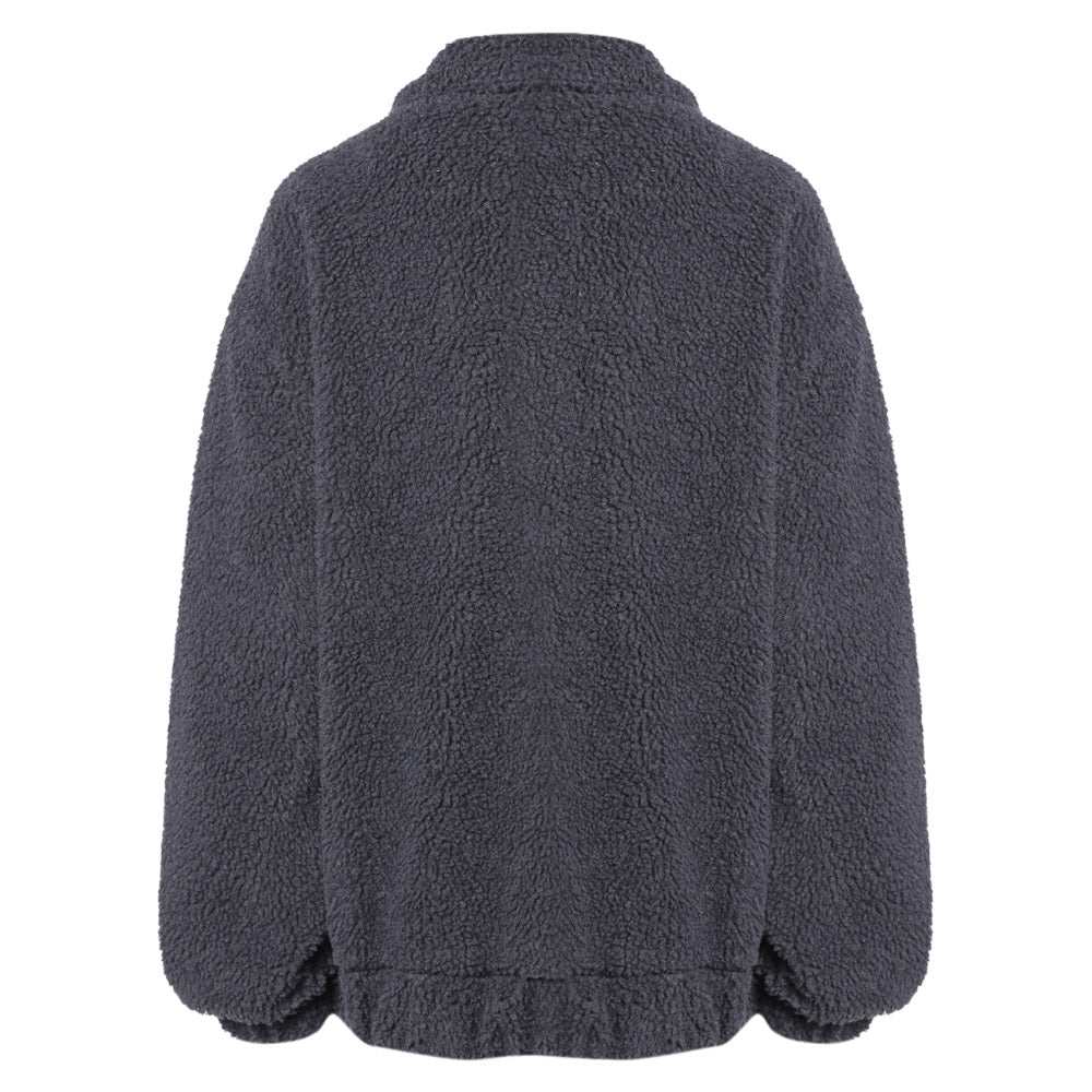 Giubbotto soft donna in cotone e lana