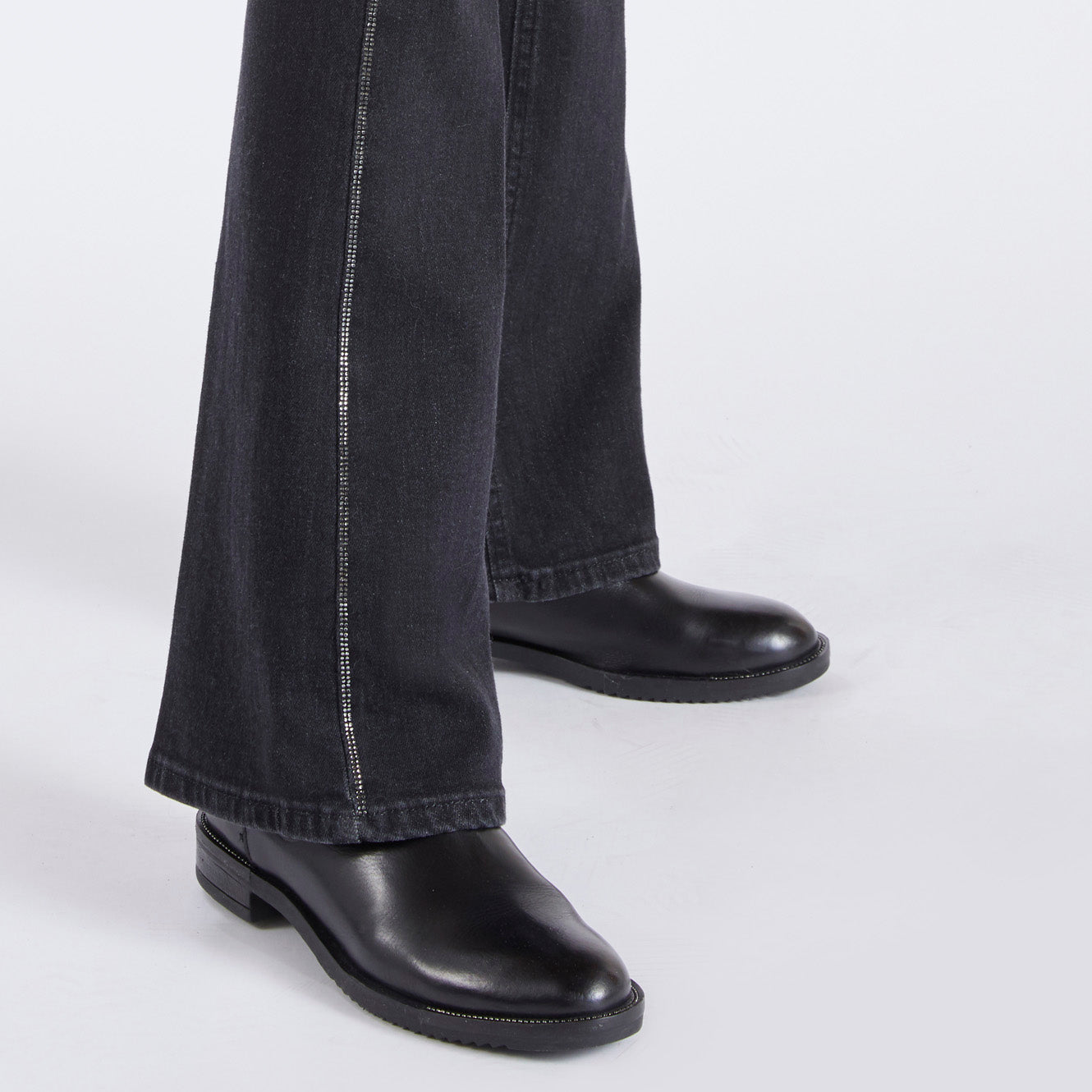 CafèNoir Flare denim da donna C7JJ0084 N021 nero