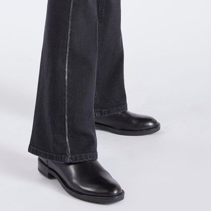 CafèNoir Flare denim da donna C7JJ0084 N021 nero