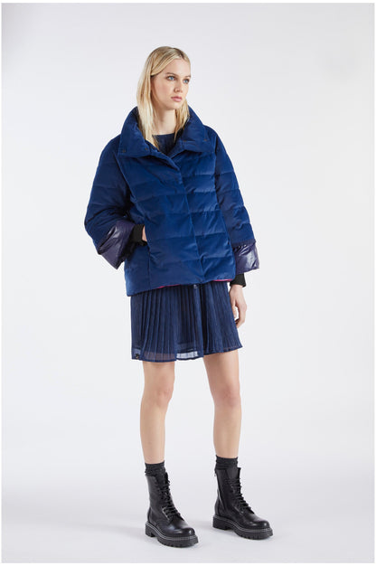 CafèNoir Piumino Svasato da donna C7JN0032 B012 blu