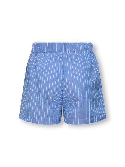 Only Bermuda Ragazza KOGCOSMO Loose Fit 15368504 Azzurro a Righe - 8-14 Anni