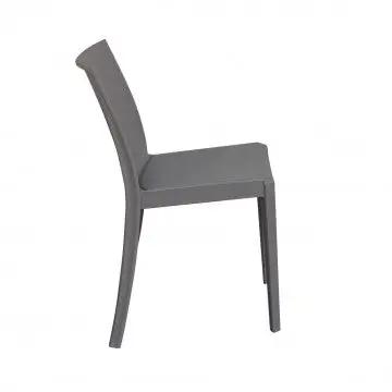 Sedia in polipropilene Perla - Senza Braccioli - Dimensioni: 55x47x82cm