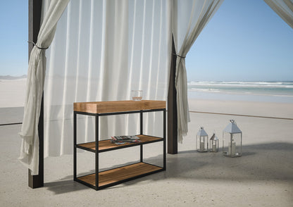 Consolle da Esterno Camelia: Eleganza Funzionale per Spazi di Ogni Tipo - 90x40x77 cm