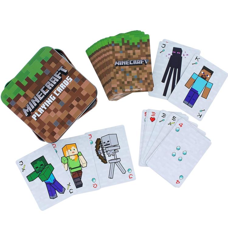 Paladone Minecraft Spielkarten 1 Deck Französisches Kartenformat