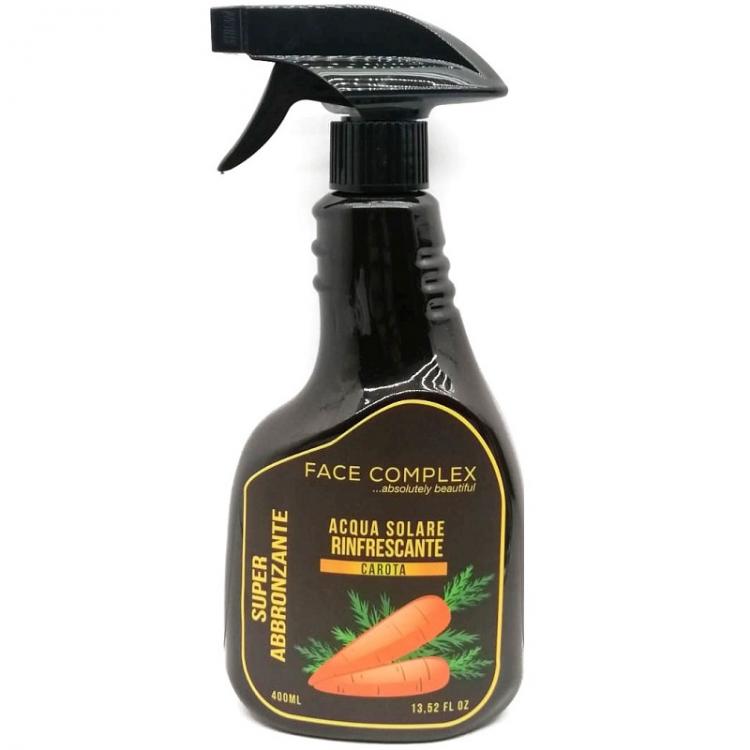 Face Complex Acqua Solare Carota Abbronzante Profumato Spray Viso Gambe Corpo