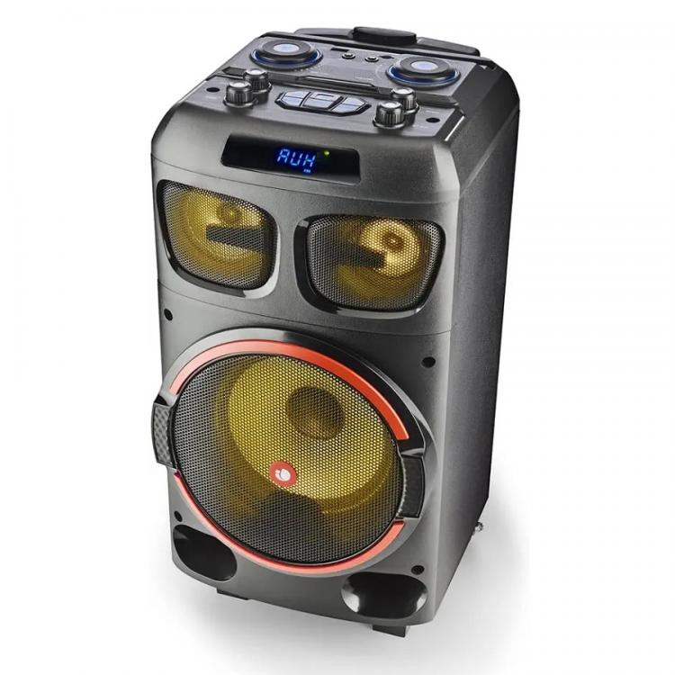 Ngs Aktiver Lautsprecher Trolley Speaker Bluetooth Mikrofon Karaoke Wild Dub Zero