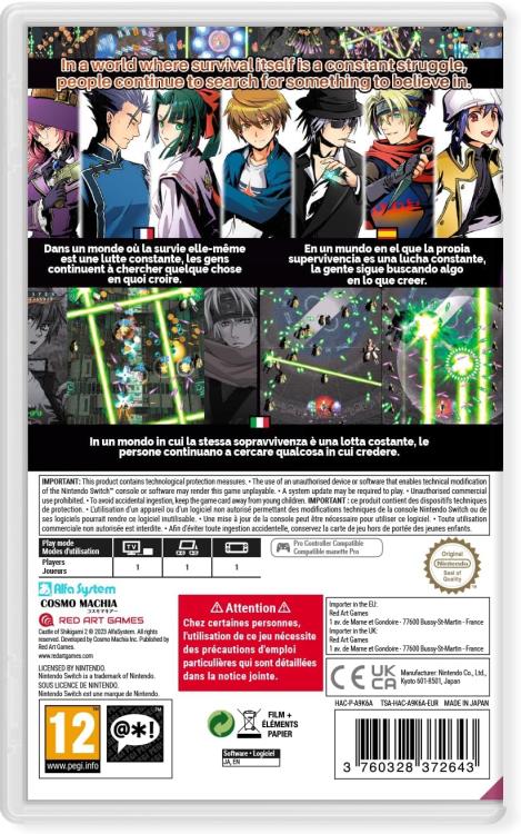 CASTLE OF SHIKIGAMI 2 NINTENDO SWITCH VIDEOSPIEL EU ITA NEU & OVP