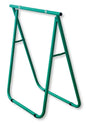 Hobby Arredo Foldable Trestle Table – 62x35x75 cm, emerald color