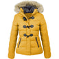 Women's padded winter jacket with hood