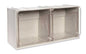 Modular chest of drawers Crystal CB 50/5S - 2 transparent drawers mm. 600x240x300