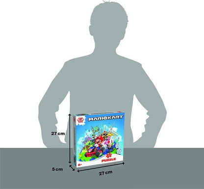 Puzzle 500 Teile Mario Kart Around The World - Swiitch 2 Nintendo + Poster Moves