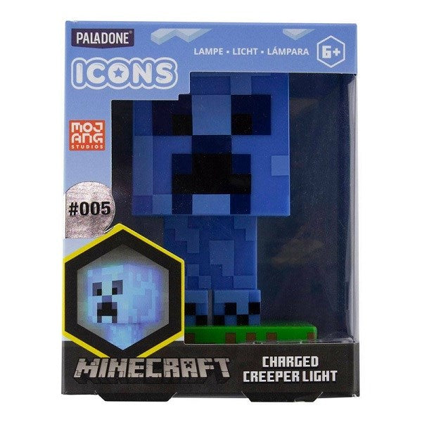 Paladone Minecraft Charged Creeper #005 Icon Zombie Lampe 3D Nacht Pp8004Mcf