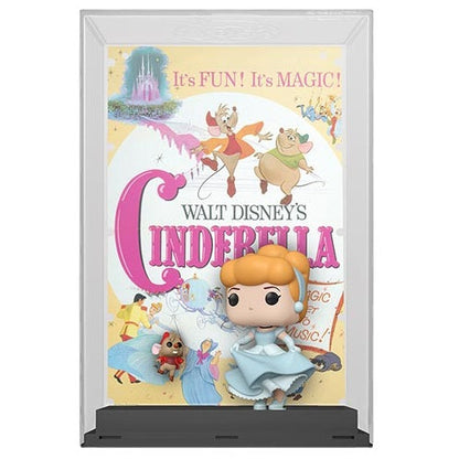 Funko Pop! Movie Posters – Disney: 100. Jubiläum (12) Cinderella mit Jaq