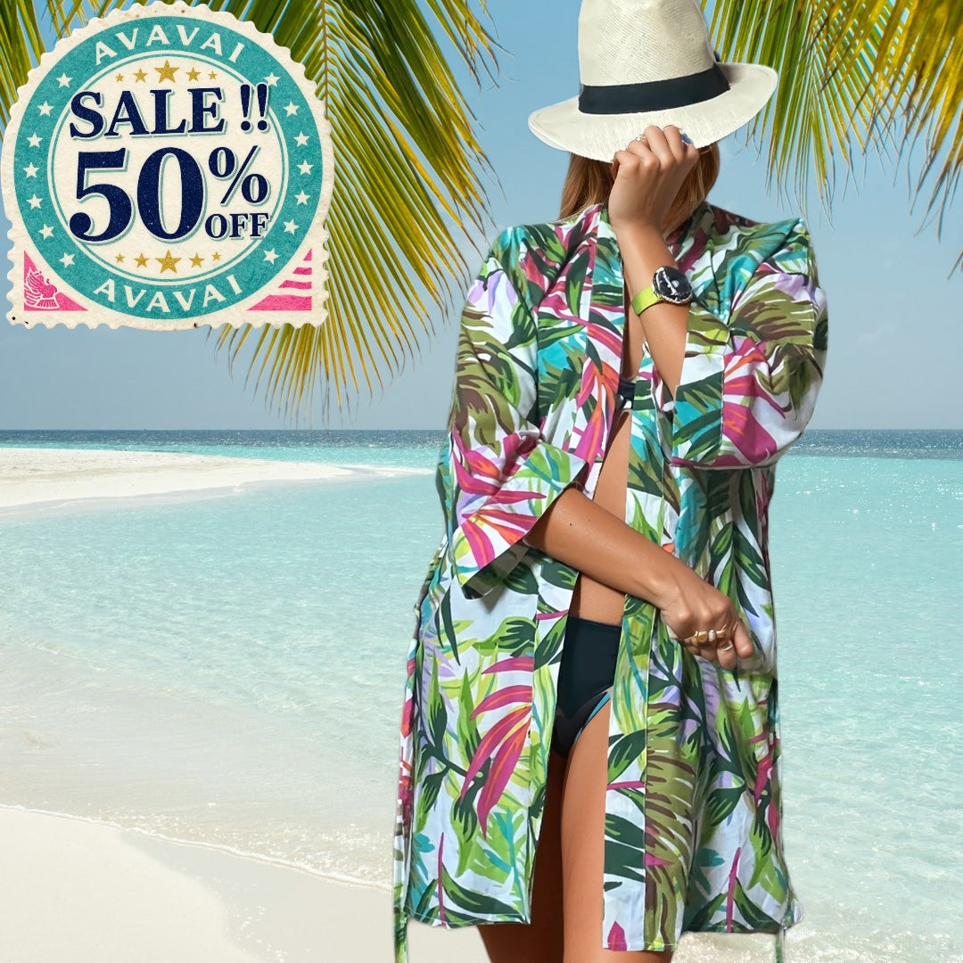 Beach Kimono 🪭 Sargasso Verde