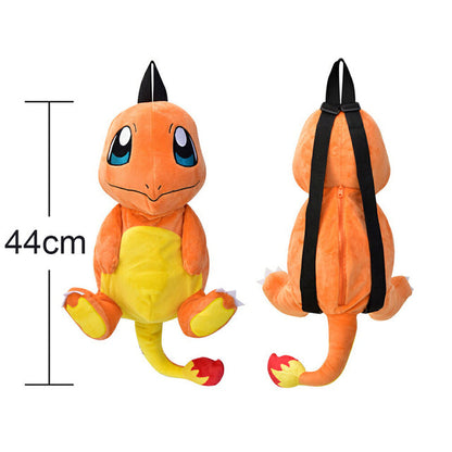 Peluche Zaino Pokemon Charmander 36Cm Pupazzo Giocattolo Toys Puppet