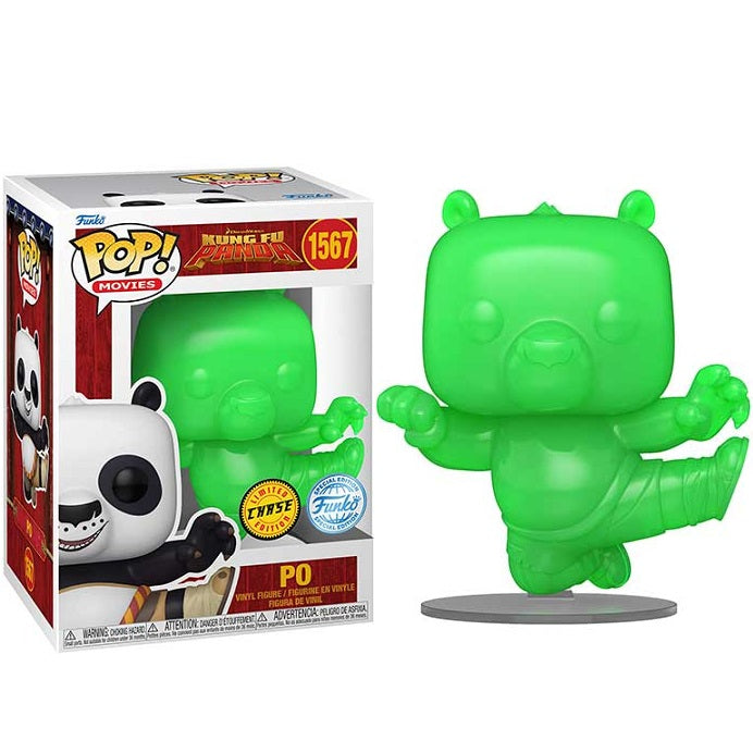 Funko Pop! Movies Kung Fu Panda 30th (1567) Po Chase Special Edition Figur 9cm