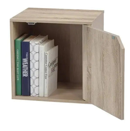 Cubi Componibili con Sportello "CUBESTACK" in Rovere Nordico