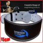 Weightlifting Belt in Leather Bodybuilding Gym Weight Lifting