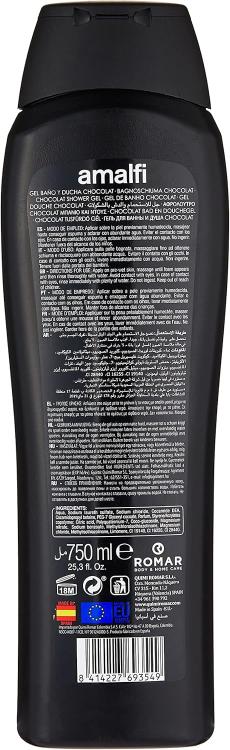 Amalfi (Cioccolato) Bagnoschiuma Bagnodoccia Shower Gel Bagno Doccia 750ml