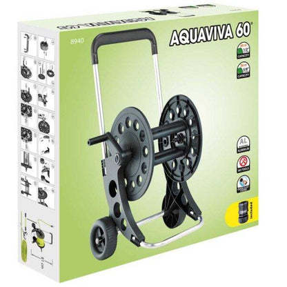 Carrello Avvolgitubo per Giardini Aquaviva 60 metri