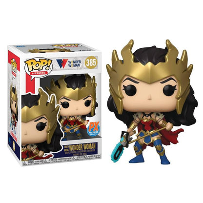 Funko Pop! DC Heroes WW1984 - (385) Wonder Woman Death Metal - Vinylfigur 9 cm