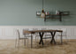 Xenia Extendable Console Table with Anthracite Frame