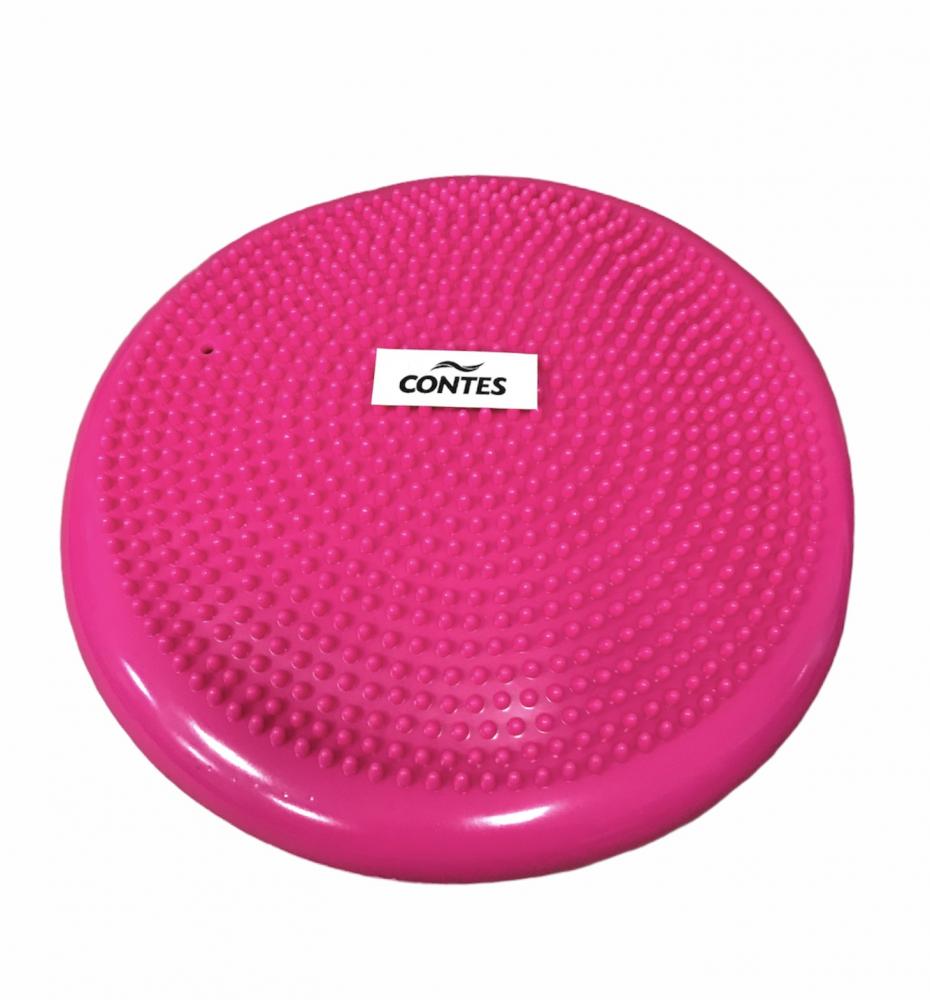 Contes Cuscino Disco Sensoriale 03704 Ø32cm Fucsia - Equilibrio Propriocezione Riabilitazione PVC