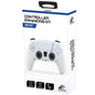 Panthek Full Kit PS5 Skin + Black & White DualSense Controller Thumb Grips