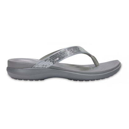 Crocs  Capri V Sequin W 204311 040 argento