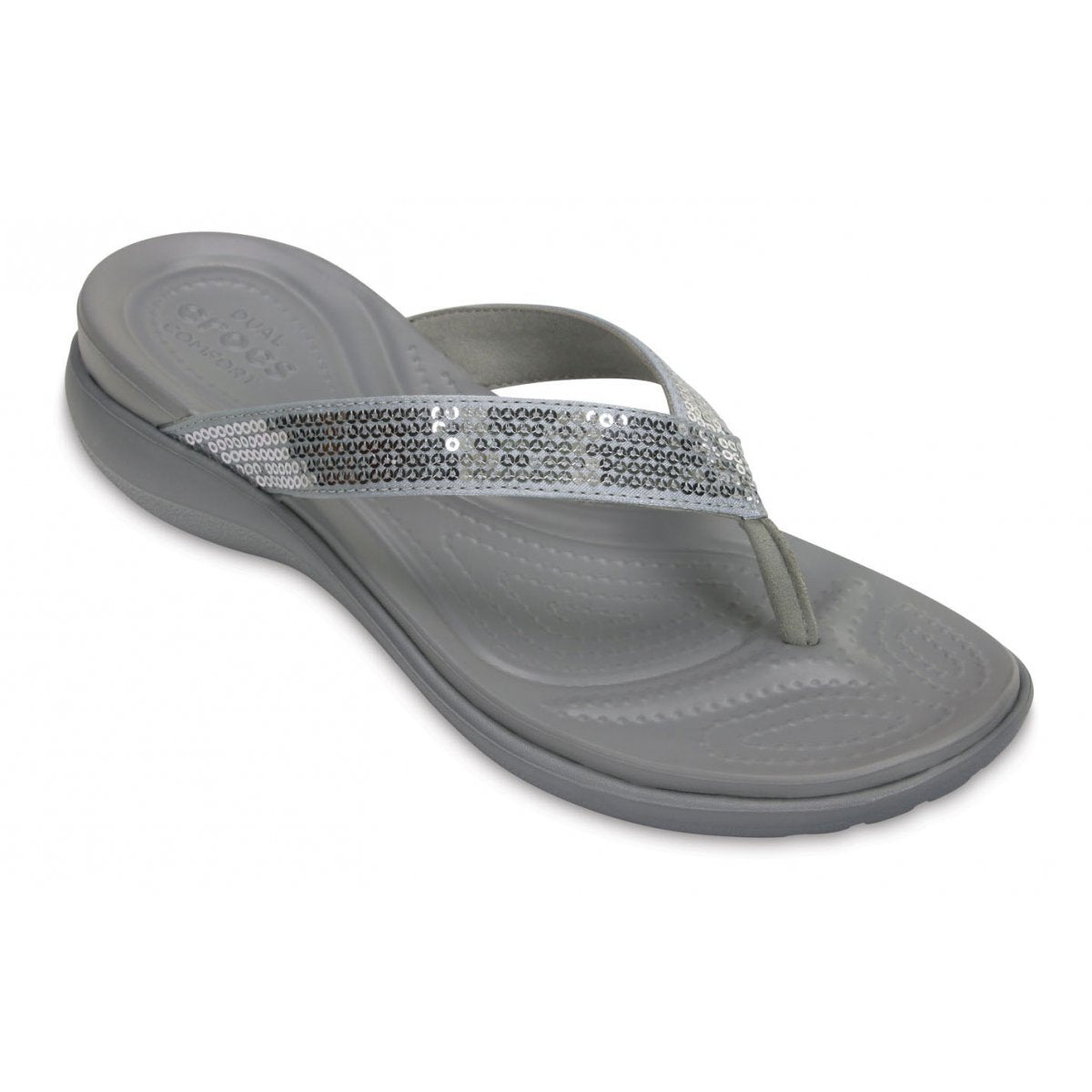 Crocs  Capri V Sequin W 204311 040 argento