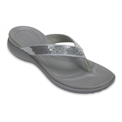 Crocs  Capri V Sequin W 204311 040 argento