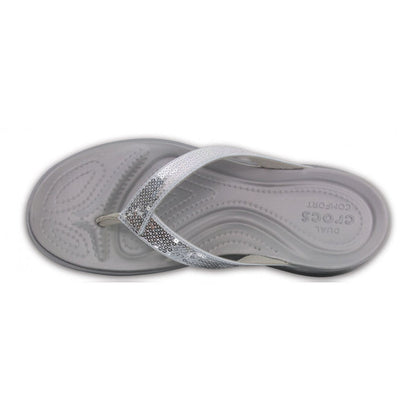Crocs  Capri V Sequin W 204311 040 argento