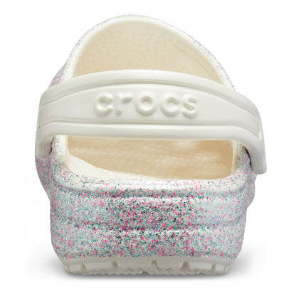 Crocs Classic Glitter Clog K 205441-159 Sabot Bambina Ostrica