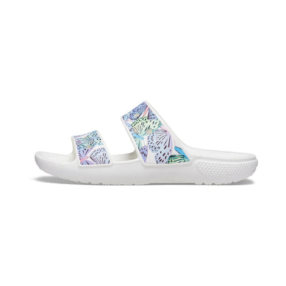 Crocs sandalo da bambina Classic Butterfly Sandal Kid 208299-94S bianco