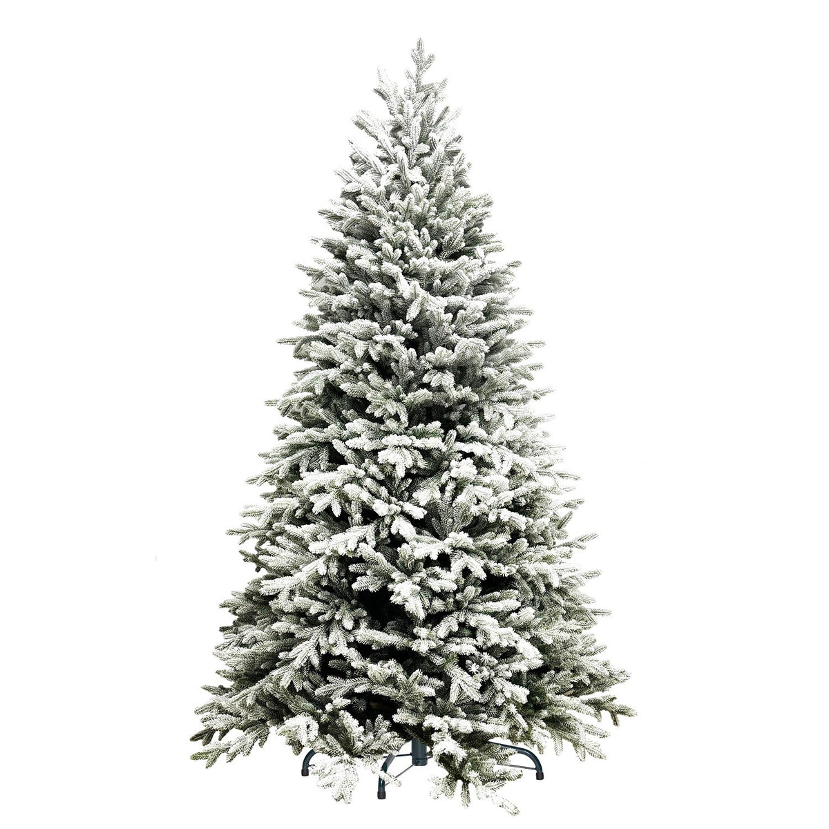 Albero di Natale innevato TOTAL PE | ALASKA SNOW | altezza 220cm - diametro 140cm - rami 1.141